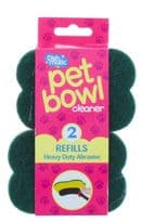 Dishmatic Pet Bowl Cleaner Sponge Refills - Pack 2