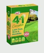 Doff 4 In 1 Complete Lawn Feed, Weed & Mosskiller - 3.2kg