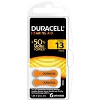 Duracell Hearing Aid Battery - 13 - Pack 6
