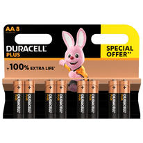 Duracell Plus Power AA Special Offer Pack - 8 Pack