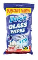 Duzzit Glass Wipes - 50 Pack