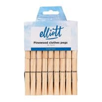 Elliott Pinewood Clothes Pegs - Pack 36