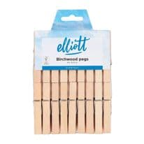 Elliott Wooden Pegs - Pack 36