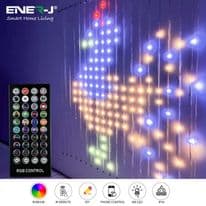 ENER-J Smart Colour Changing Curtain Fairy Lights - 2m x 2m