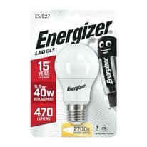 Energizer E27 Warm White Blister Pack Gls - 5.5w 470lm