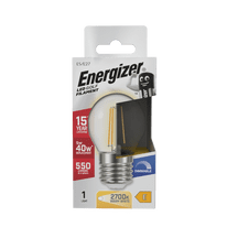 Energizer Filament LED Golf E27 Dimmable 5w - 470lm 2700k