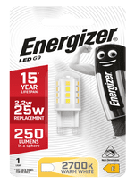 Energizer High Tech LED G9 Warm White - 2.1w 200lm