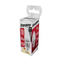 Energizer LED Candle ES E27 2700k Warm White - 4.9w