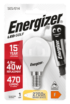 Energizer LED E14 Golf Ball Lamp Warm White - 5.9w 470lm