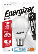 Energizer LED GLS B22 Daylight BC - 8.2w 806lm