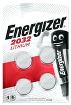 Energizer Lithium Battery - CR2032 Pack 4