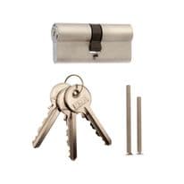 Era Euro Double 6 Pin Cylinder - 40/40 Satin Clam
