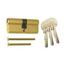 Era Euro Double 6 Pin Cylinder - 45/50 Brass Clam