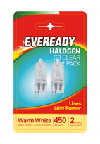 Eveready G9 Capsule Clear BL2 40W