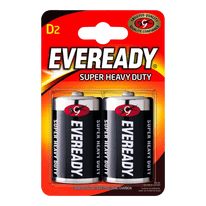 Eveready Super Heavy Duty Batteries - D Pack 2