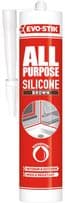 Evo-Stik All Purpose Flexible Silicone Sealant - Brown
