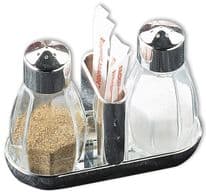 Fackelmann Salt & Pepper Set With Toothpick Holder - 45ml