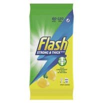 Flash Anti Bacterial Wipes - 60 Extra Large Wipes