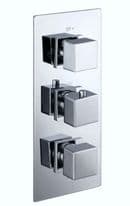 Giavani Triple Square Shower Valve