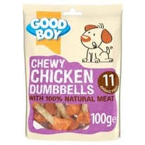 Good Boy Chewy Chicken Dumbbells