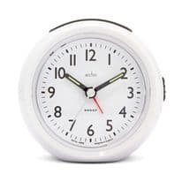 Grace Non Ticking Alarm Clock - White