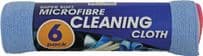 Granville Chemicals Microfibre Cleaning Cloth - 6 Pack
