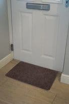 Groundsman Basic Ribbed Indoor Doormat 40 x 60cm - Dark Brown