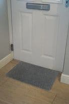 Groundsman Basic Ribbed Indoor Doormat 40 x 60cm - Light Grey