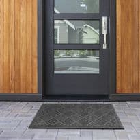 Groundsman Recycled Hard Wearing Utility Doormat 45 x 75cm - Grey