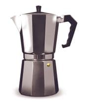 Grunwerg Aluminium Espresso Maker Gift Boxed - 12 Cup