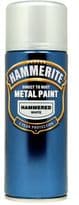 Hammerite Metal Paint 400ml Aerosol - Hammered White