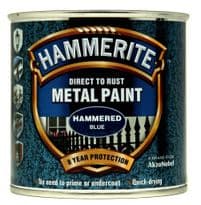 Hammerite Metal Paint Hammered 250ml - Blue