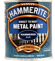Hammerite Metal Paint Hammered 750ml - Blue