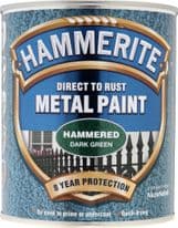 Hammerite Metal Paint Hammered 750ml - Dark Green