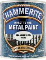 Hammerite Metal Paint Hammered 750ml - White