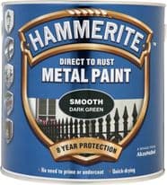 Hammerite Metal Paint Smooth 250ml - Dark Green