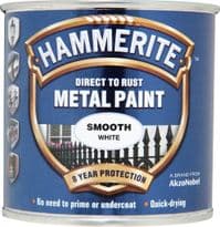 Hammerite Metal Paint Smooth 250ml - White