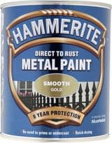 Hammerite Metal Paint Smooth 750ml - Gold
