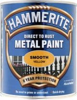 Hammerite Metal Paint Smooth 750ml - Yellow