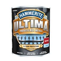 Hammerite Ultima Smooth Metal Paint - 750ml Ruby Red