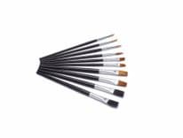 Harris Seriously Good Flat Artist Paint Brushes - Pack 10