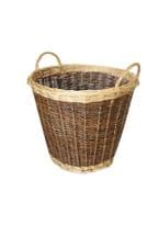 Hearth & Home 2 Tone Log Basket - Large