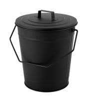 Hearth & Home Coal Bucket With Lid - Black