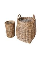 Hearth & Home Natural Log Baskets - Set 2