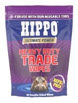 Hippo Heavy Duty Trade Wipes Refill - Pack of 80