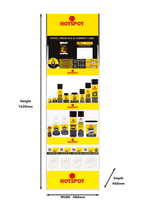 Hotspot Stand Plan Display Unit
