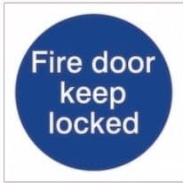 House Nameplate Co Fire Door Keep Lock - 10x10cm