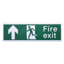 House Nameplate Co Fire Exit with Arrow Forward - Forward Arrow