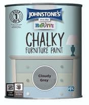 Johnstone's Chalky Furniture Paint 750ml - Cloudy Grey