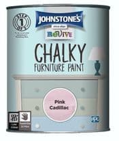 Johnstone's Chalky Furniture Paint 750ml - Pink Cadillac